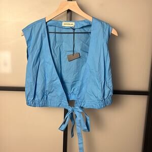NWOT Nicholas TARLA TIE HEM TOP Size 8